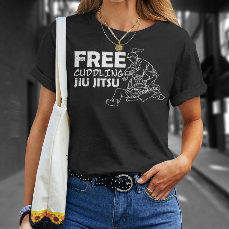 無料の抱きしめる柔術ファニーブラジリアンbjj格闘技総合格闘技 Tシャツ 彼女への贈り物