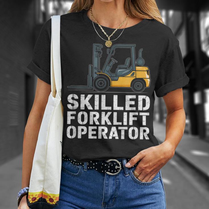 熟練したフォークリフトオペレーター Tシャツ 彼女への贈り物