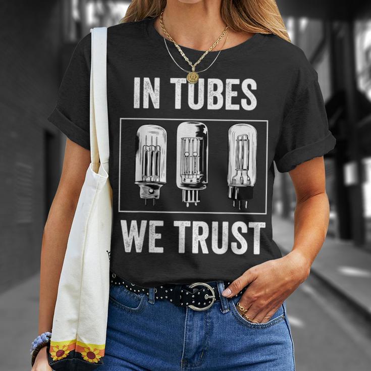 真空管 アンプ アンプ アナログ オーディオ 電子弁 ギター Tシャツ 彼女への贈り物
