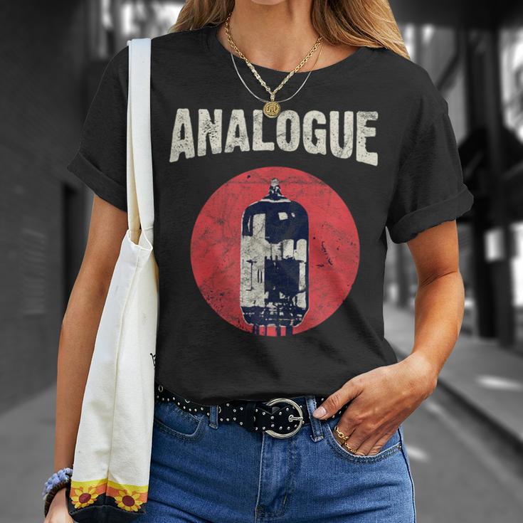 真空管アンプ チューブアンプ オーディオマニア アナログ ヴィンテージ Tシャツ 彼女への贈り物