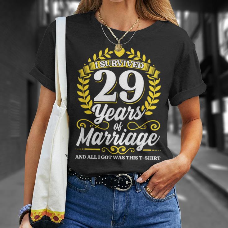 結婚して29年目の結婚記念日を乗り越えた Tシャツ 彼女への贈り物