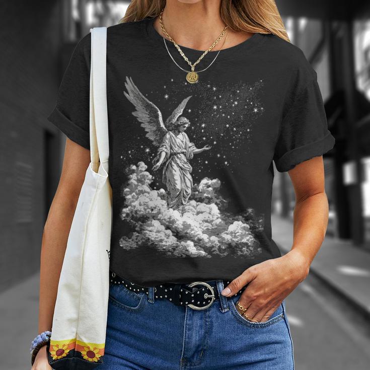 聖なる天使 シェムハメフォラッシュ ラファエル Tシャツ 彼女への贈り物