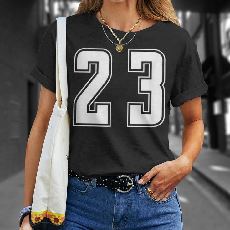 背番号 23 チーム短大スポーツ背番号付きユニフォーム Tシャツ 彼女への贈り物