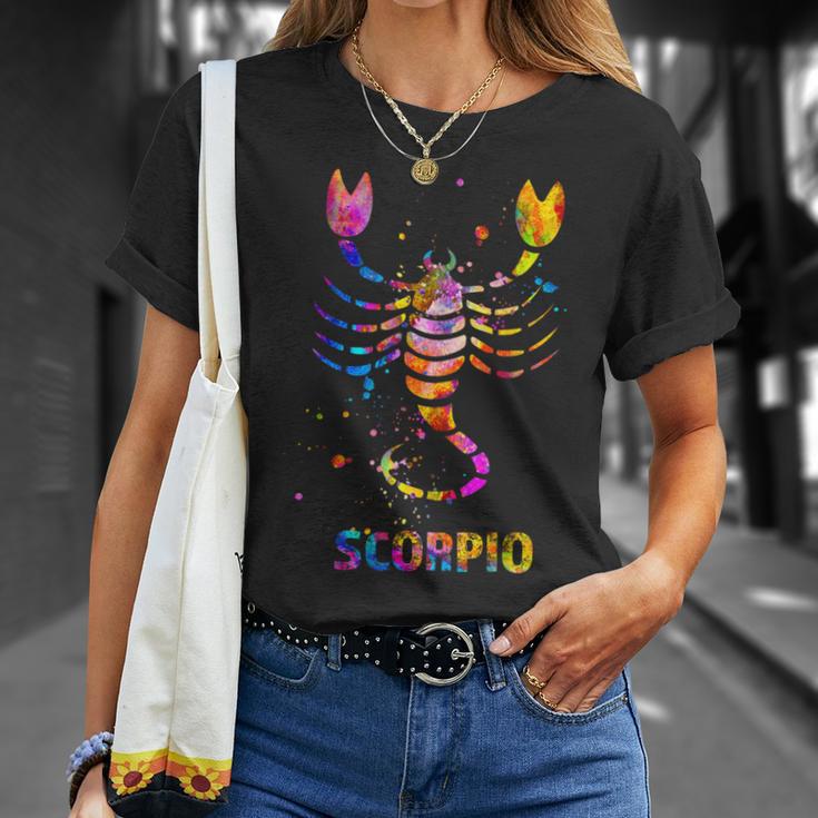 蠍座の星座 Tシャツ 彼女への贈り物