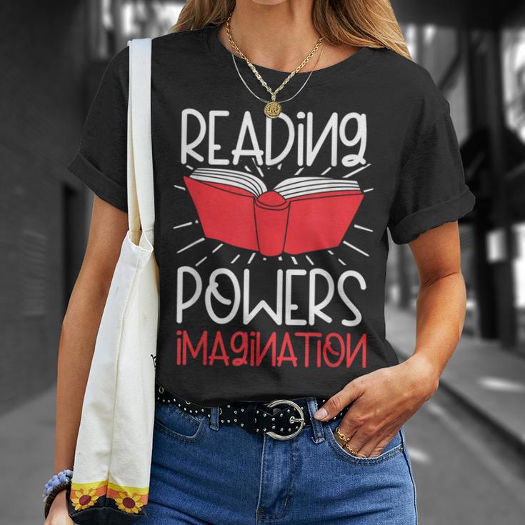 読書力 想像力 本の虫 本オタク 読書 Tシャツ 彼女への贈り物
