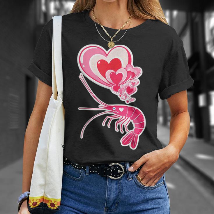 面白いエビアート メンズ レディース キッズ アジア料理 シーフード Tシャツ 彼女への贈り物