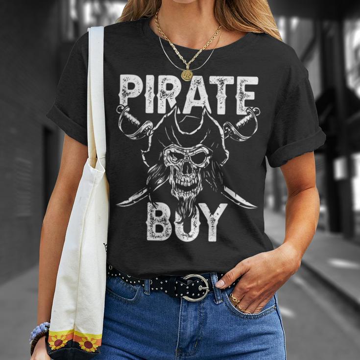 面白い海賊の男の子 海賊 ドクロ ファン 海賊 Tシャツ 彼女への贈り物