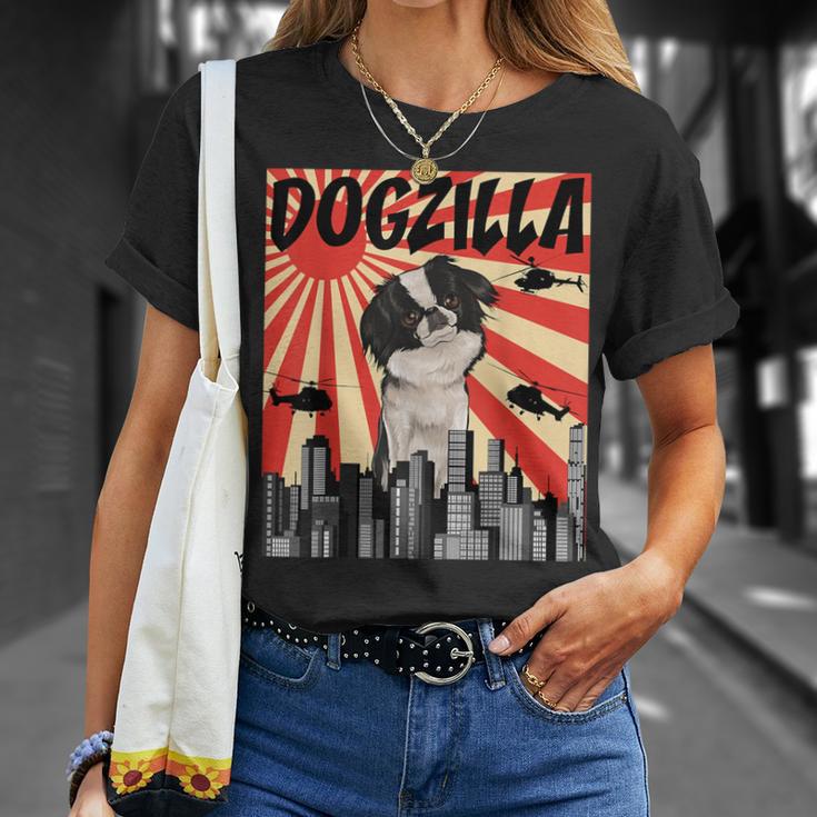 面白い犬 狆 Tシャツ 彼女への贈り物