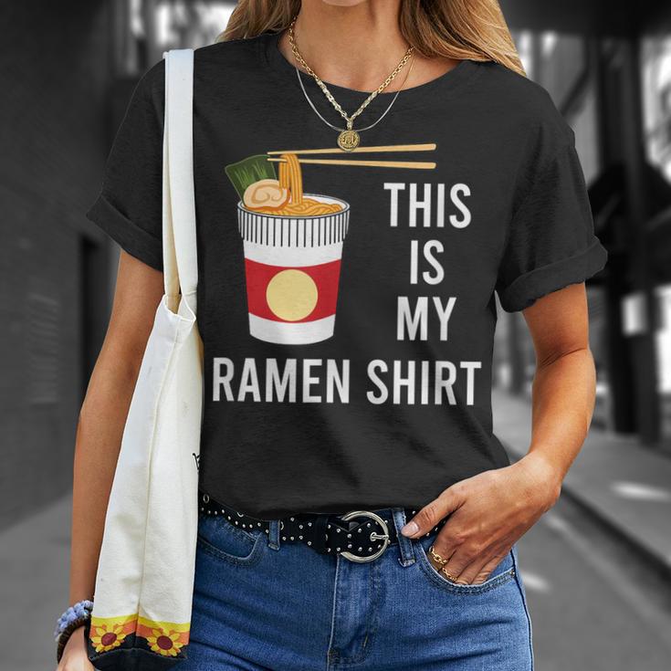 面白い言葉ラーメンどんぶり麺日本食 Tシャツ 彼女への贈り物