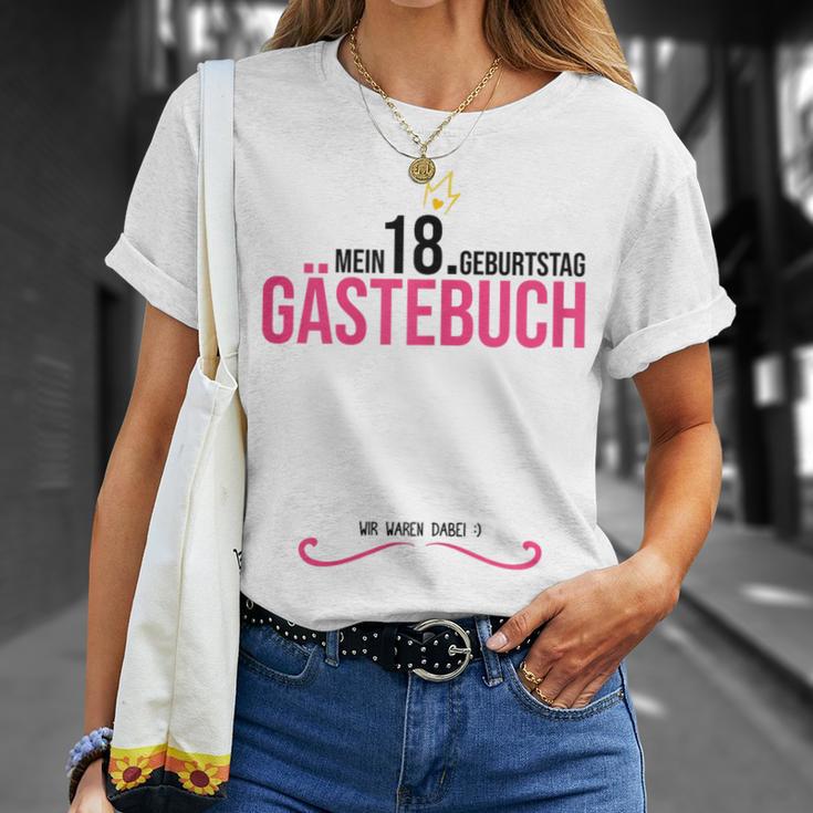 18th Birthday Girl 18 Years Party Guest Book T-Shirt Gifts for Her 18th Birthday Girl 18 Years Party Guest Book T-Shirt Gifts for Her