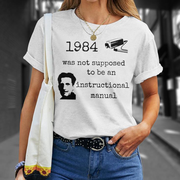 1984 Not An Instruction Manual Orwell Book Lover Themed T-Shirt Gifts for Her