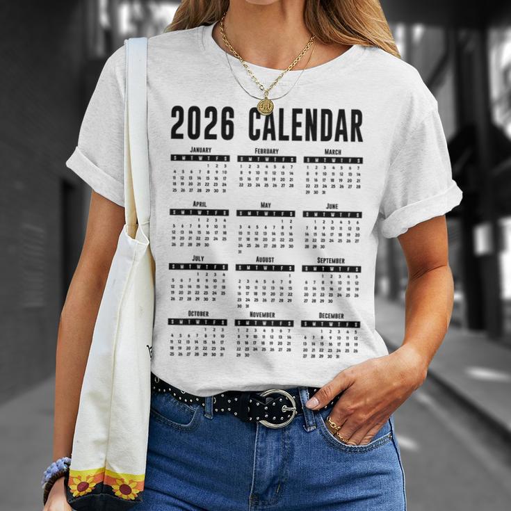 2026年カレンダーシャツメンズレディースキッズ26カレンダー2026 Tシャツ 彼女への贈り物