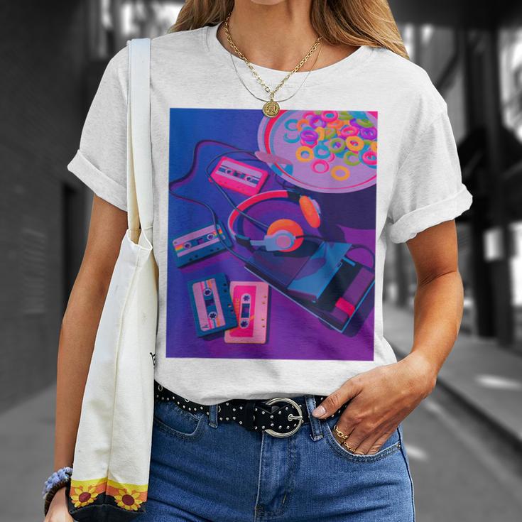 80年代 90年代aporwave レトロ美学 Tシャツ 彼女への贈り物