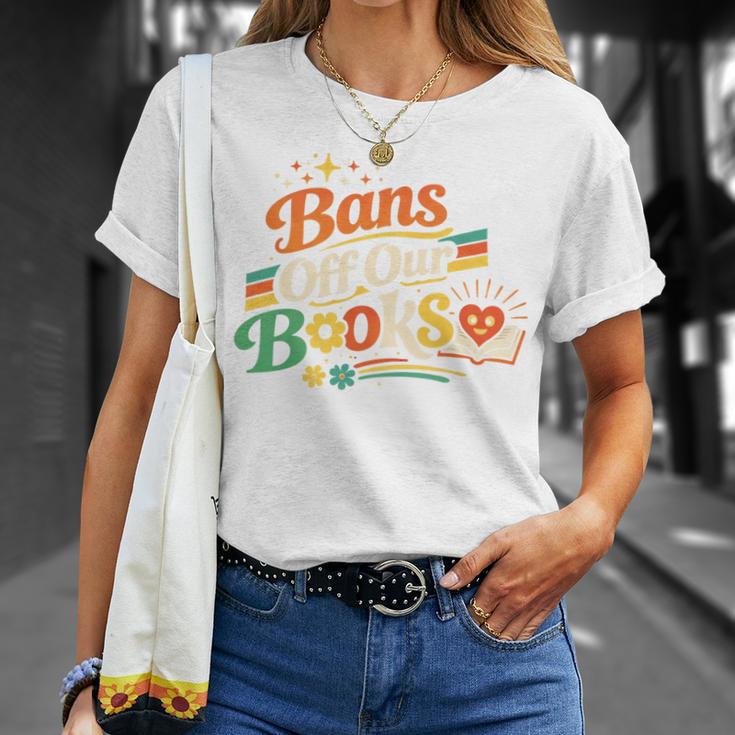 Bans Off Our Books Bookaholic Banned Book Lovers Readers T-Shirt Gifts for Her