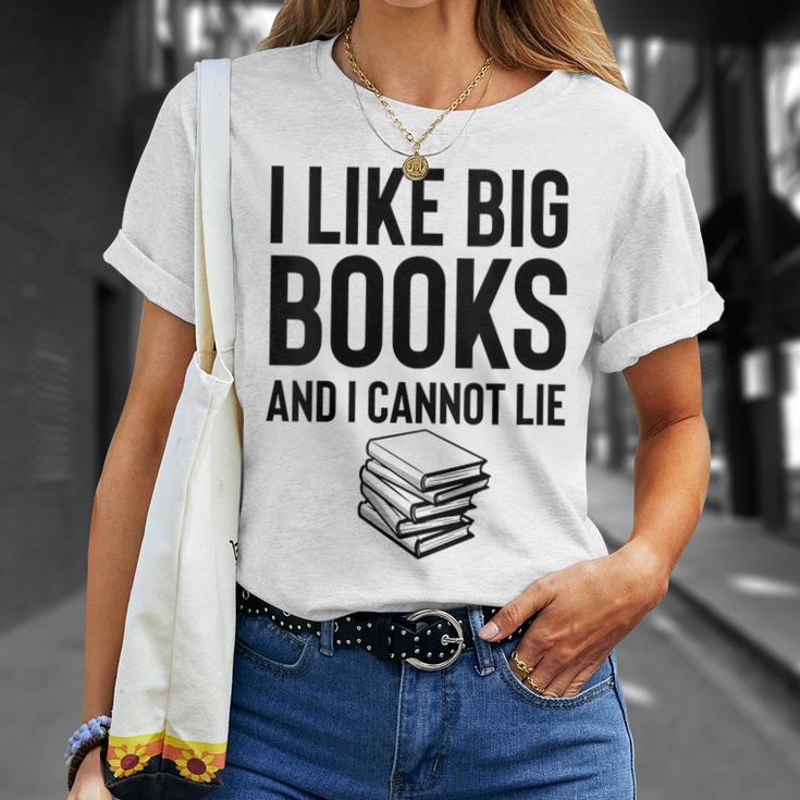 I Like Big Books And I Cannot Lie ShirtBookworm Book Lover T-Shirt Gifts for Her