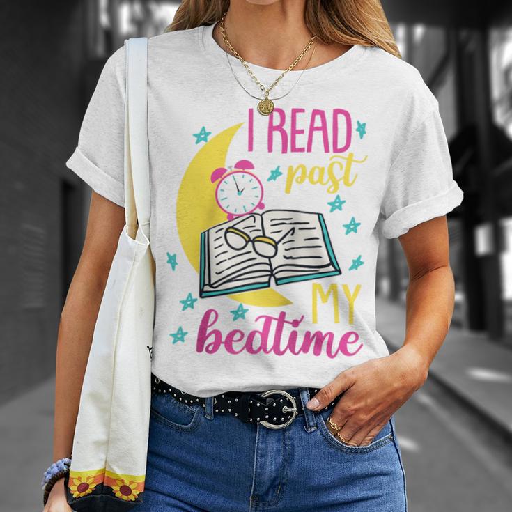 Book Reading I Read Past My Bedtime Raglan Baseball Tee T-Shirt Gifts for Her