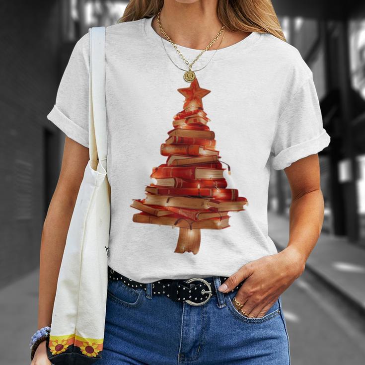 All Booked For Christmas Book Premium Tri-Blend T-Shirt Gifts for Her