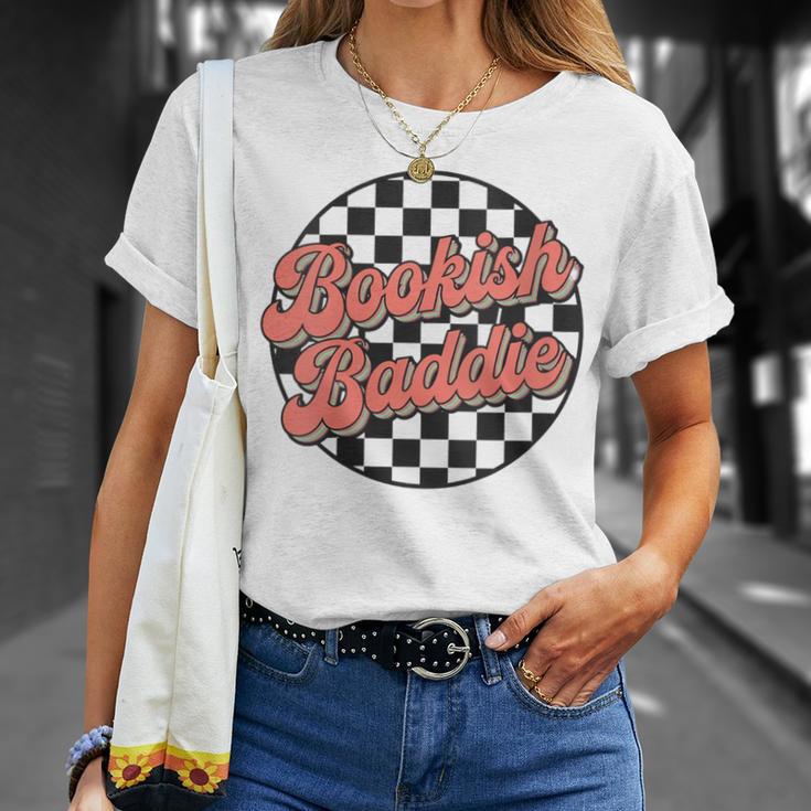Bookish Baddie Retro Aesthetic Typography T-Shirt Gifts for Her