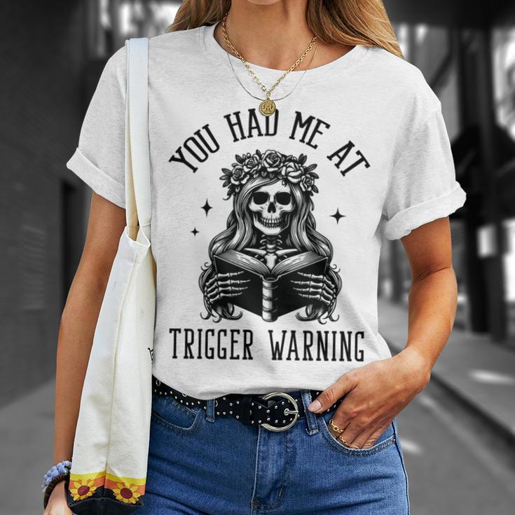 Buy Me Books And Tell Me To STFUATTDLAGG Outfits Spicy Smutty Book Reader You Had Me At Trigger Warning T-Shirt Gifts for Her Buy Me Books And Tell Me To STFUATTDLAGG Outfits Spicy Smutty Book Reader You Had Me At Trigger Warning T-Shirt Gifts for Her