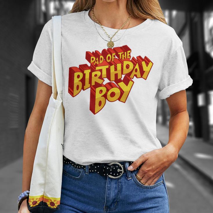 Dad Of The Birthday Boy Fun Comic Book Graphic T-Shirt Gifts for Her Dad Of The Birthday Boy Fun Comic Book Graphic T-Shirt Gifts for Her