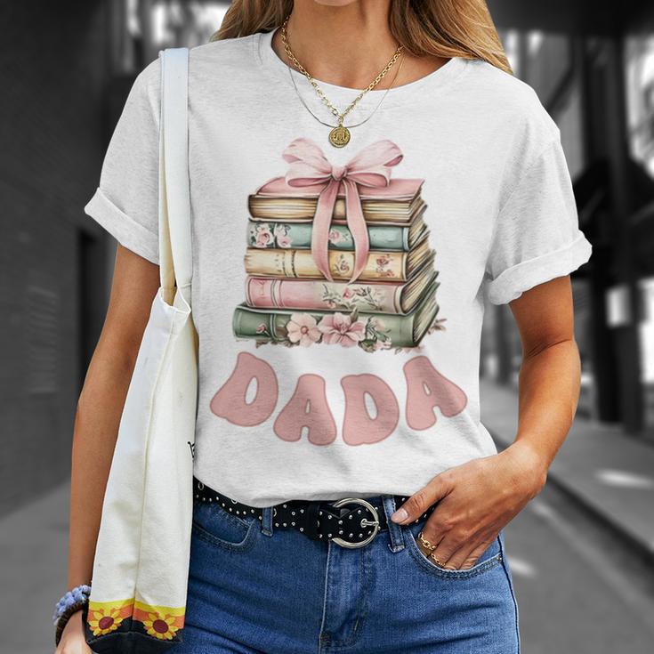 Dada Book First Chapter Birthday Family Matching Party Performance T-Shirt Gifts for Her