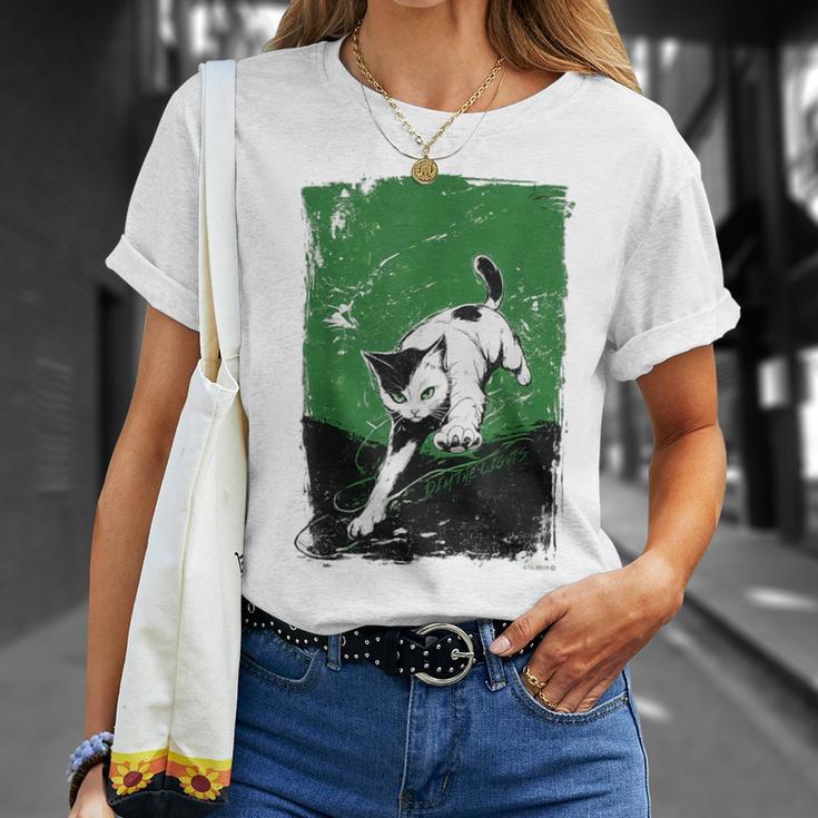 Dim The Lights 012 メンズ ロック ライブ フェス バンド 音楽 おしゃれ キッズ 猫 Cat Tシャツ 彼女への贈り物