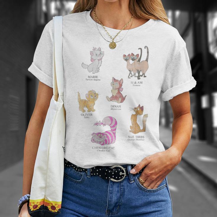 Disney Mickey And Friends Cat Names And Breeds Textbook T-Shirt Gifts for Her