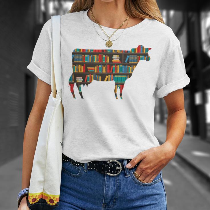 Easily Distracted By Cows & Books Lover Heifer Farm T-Shirt Gifts for Her Easily Distracted By Cows & Books Lover Heifer Farm T-Shirt Gifts for Her