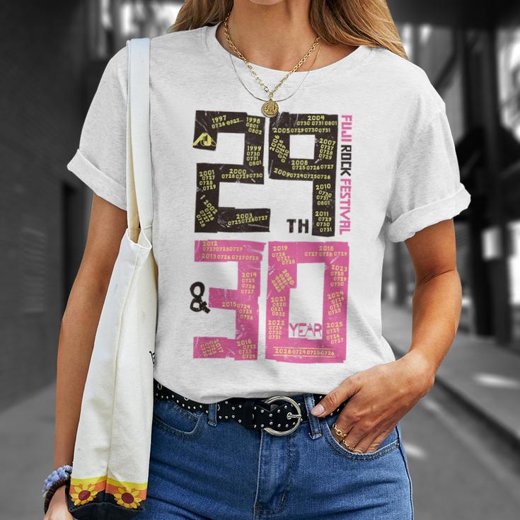Fuji Rock 2026 29Th & 30Year Amazon Limited Yellow Tシャツ 彼女への贈り物