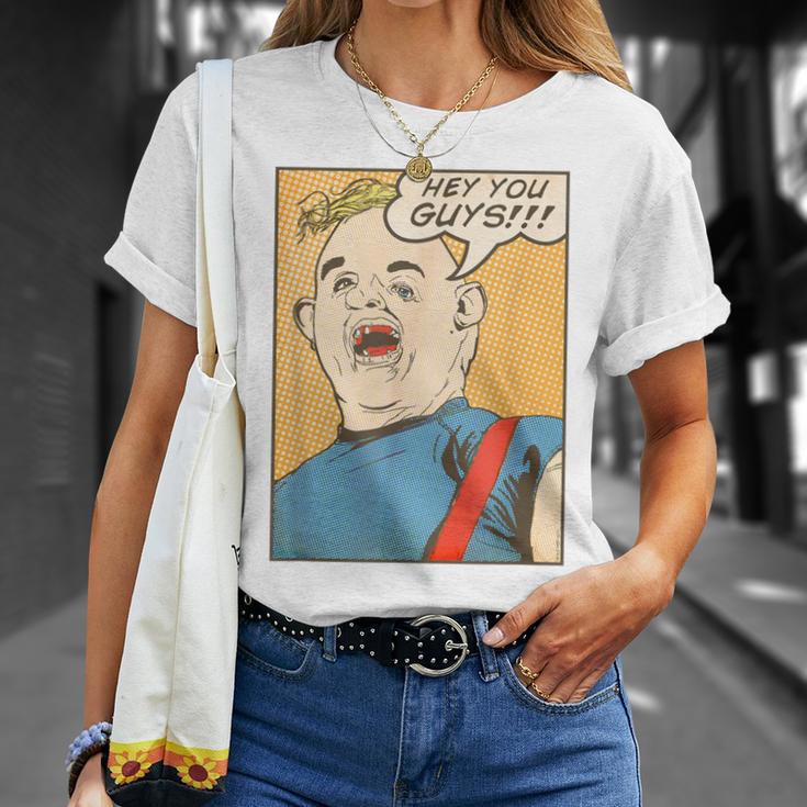 The Goonies Sloth Pop Art Comic Book Illustration 80's Movie T-Shirt Gifts for Her The Goonies Sloth Pop Art Comic Book Illustration 80's Movie T-Shirt Gifts for Her
