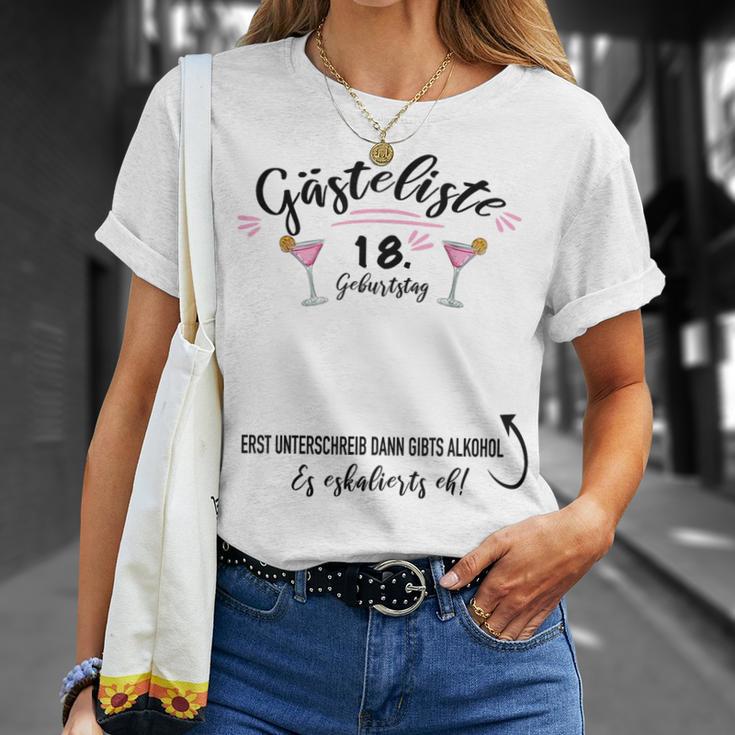 Guest Book 18th Birthday Party Girl Finally Adult T-Shirt Gifts for Her Guest Book 18th Birthday Party Girl Finally Adult T-Shirt Gifts for Her