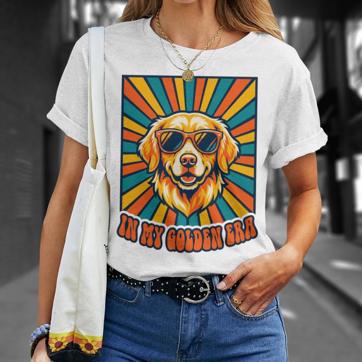 In My Golden Era レトロレトリバー ドッグサングラス グラフィックtシャツ 長袖tシャツ Tシャツ 彼女への贈り物