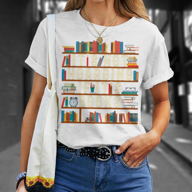 It's Not Hoarding If It's Books Book Lover For Readers T-Shirt Gifts for Her