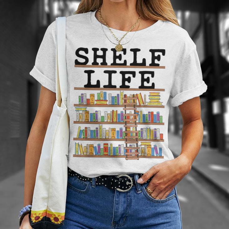 Librarian Book Lover Reader Shelf Bookshelf Women T-Shirt Gifts for Her