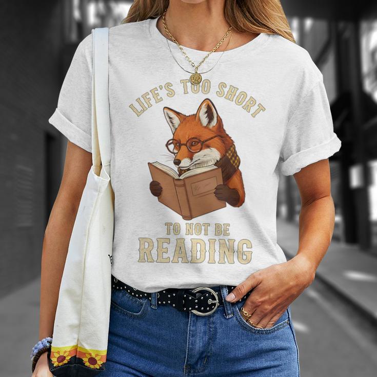 Life’s Too Short To Not Be Reading Cute Fox Book Lover Premium Tri-Blend T-Shirt Gifts for Her Life’s Too Short To Not Be Reading Cute Fox Book Lover Premium Tri-Blend T-Shirt Gifts for Her