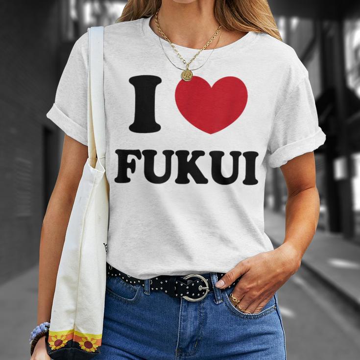 I Love Fukui 福井が大好き Tシャツ 彼女への贈り物