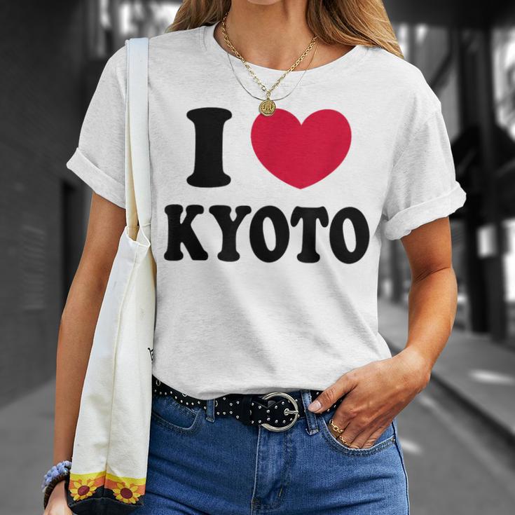 I Love Kyoto 京都大好き Tシャツ 彼女への贈り物