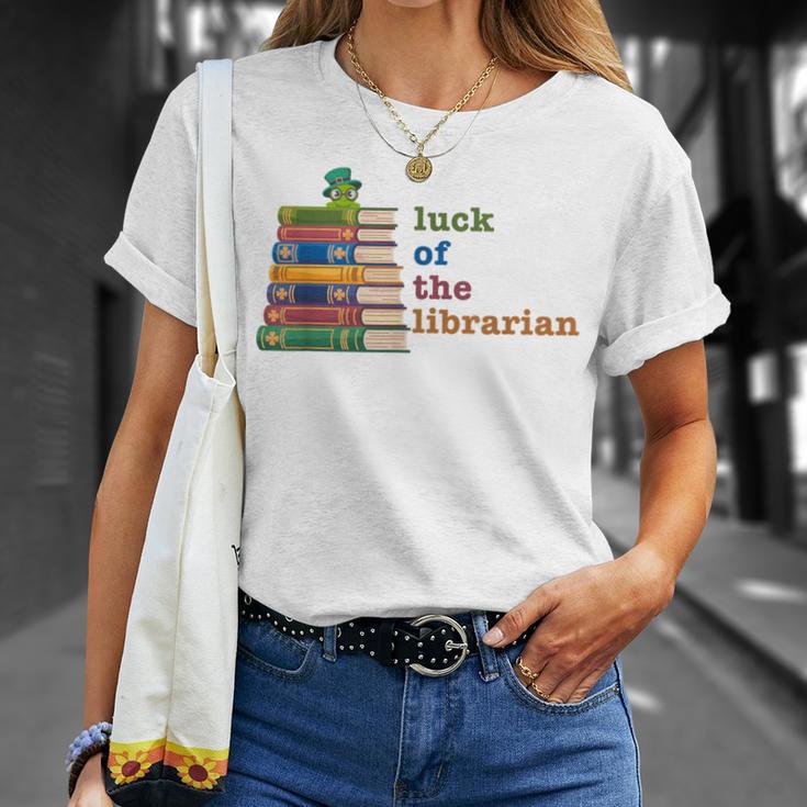 Luck Of The Librarian St Patricks Day Book Lover T-Shirt Gifts for Her Luck Of The Librarian St Patricks Day Book Lover T-Shirt Gifts for Her