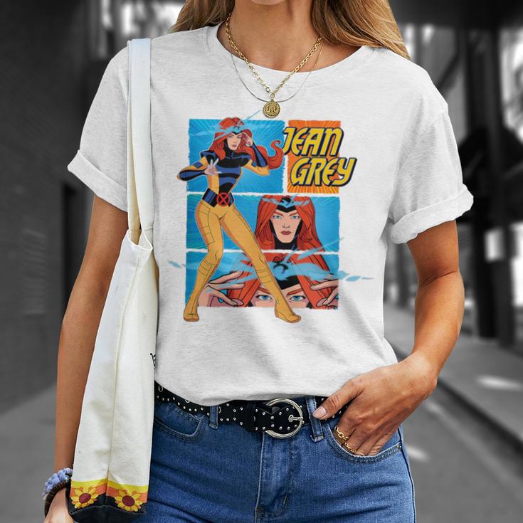 Marvel X-Men '97 Jean Grey Vintage Classic Comic Book Panels T-Shirt Gifts for Her