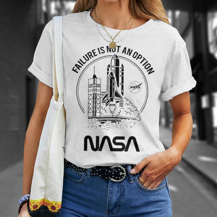 Nasa の失敗は許されない スペース シャトル Tシャツ 彼女への贈り物