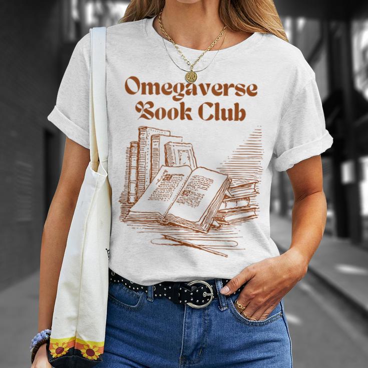 Omegaverse Book Club Reading Alpha Beta Omega Romance T-Shirt Gifts for Her