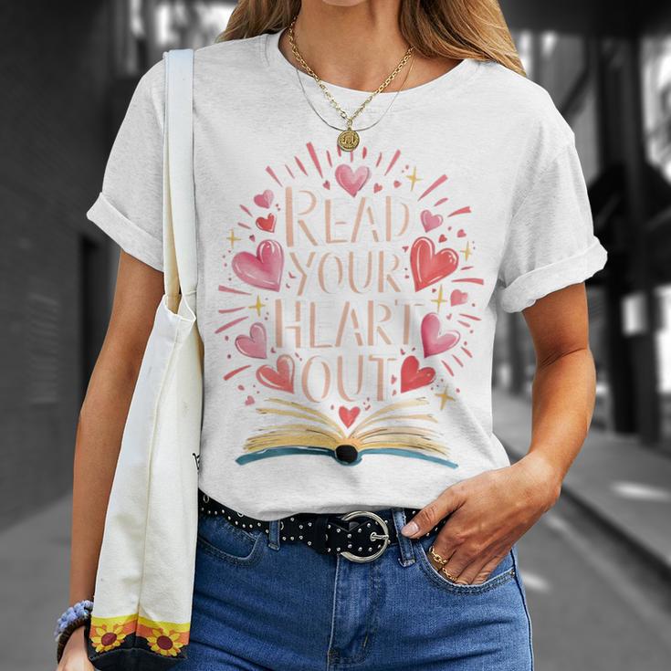 Read Your Heart Out Book Lovers T-Shirt Gifts for Her
