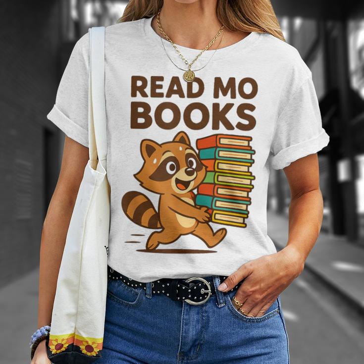 Read Mo Books – Raccoon Lovers T-Shirt Gifts for Her