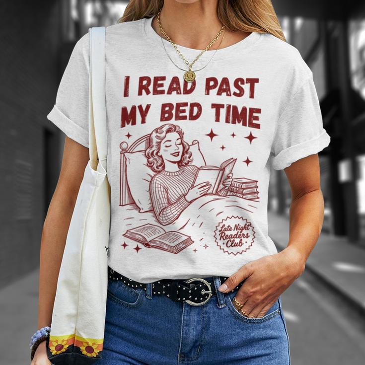 I Read Past My Bed Time Late Night Readers Club Book Lover T-Shirt Gifts for Her I Read Past My Bed Time Late Night Readers Club Book Lover T-Shirt Gifts for Her