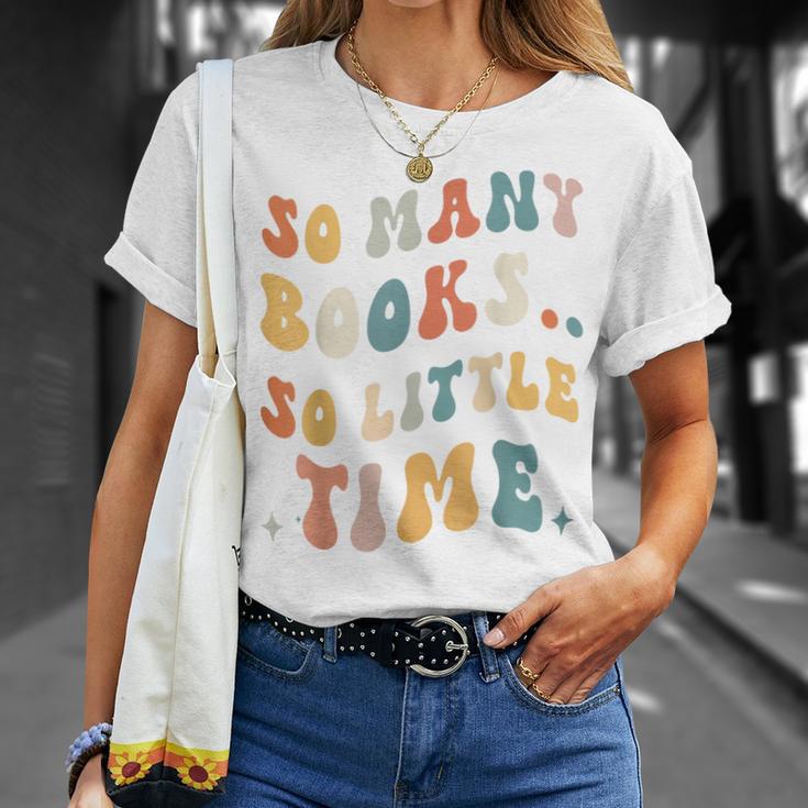 Reader-TShirt So Many Books Little Time Nerd Bookaholic T-Shirt Gifts for Her Reader-TShirt So Many Books Little Time Nerd Bookaholic T-Shirt Gifts for Her
