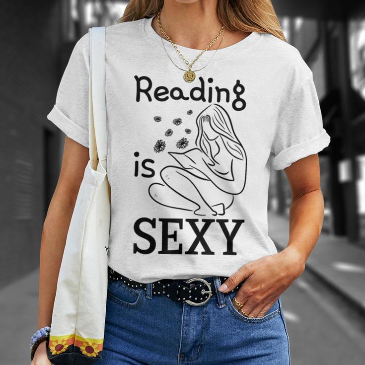 Reading Is Sexy For Book Lovers Comic Readers Manga Fans T-Shirt Gifts for Her