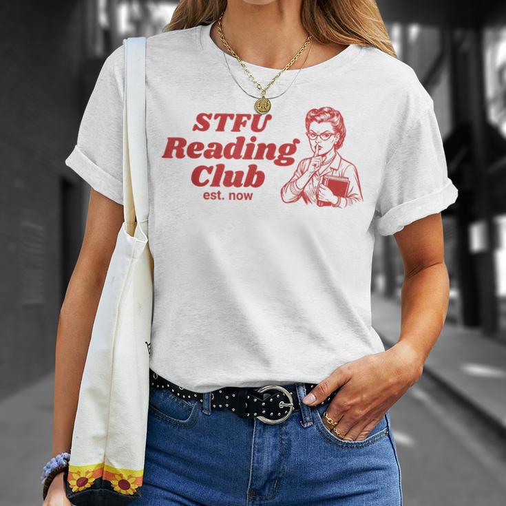 Retro Book Lover Reading Club Quote T-Shirt Gifts for Her