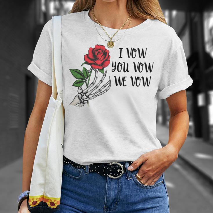 Smutty Book ShirtI Vow You Vow We Vow Merch Dark Romance Premium Tri-Blend T-Shirt Gifts for Her