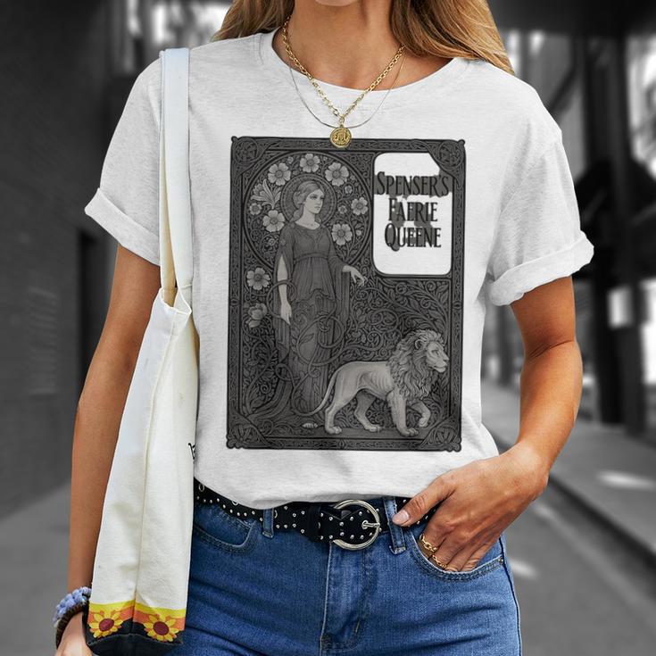 Spenser's Faerie Queene Literary Classic Book Art T-Shirt Gifts for Her
