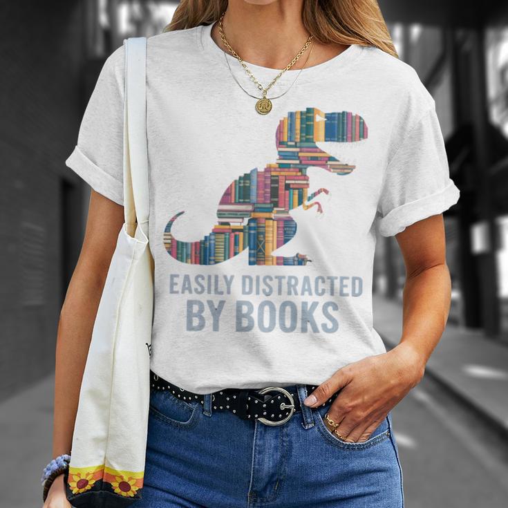StuffedRex Trex Stuffy Books Nerds Dinosaur Costume Trex T-Shirt Gifts for Her